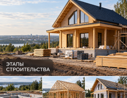 Этапы строительства дома под Ижевском: от участка до передачи ключей